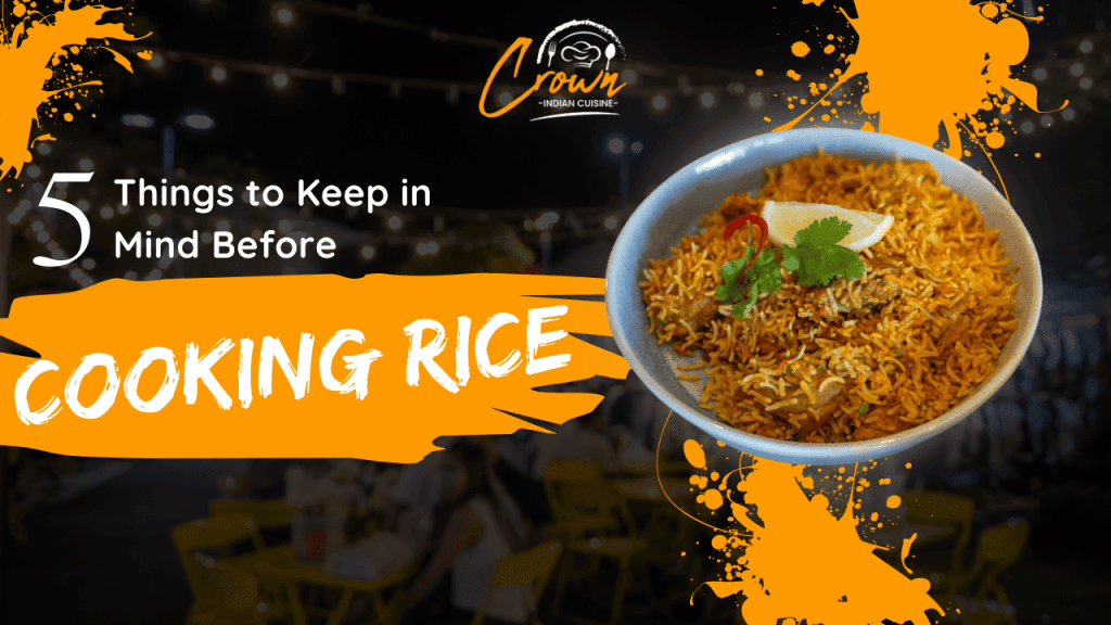 five important considerations for perfect rice cooking